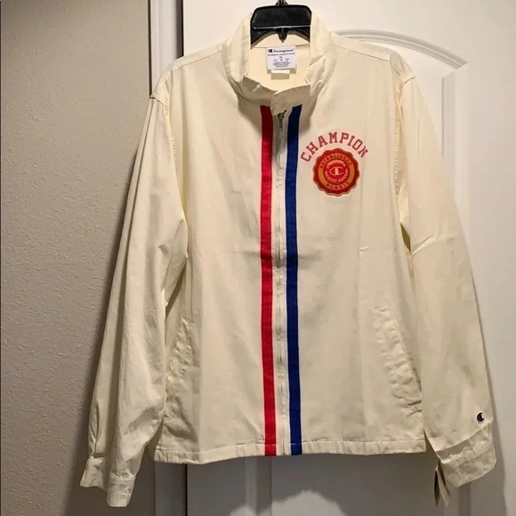 Champion Varsity Jacket Crest Patch Full Zip Men’s Size XL NWT - Picture 2 of 14